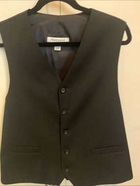 Pronto Uomo Dark Charcoal Men's Dress Vest